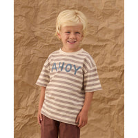 Rylee and Cru  Brown Ahoy Relaxed Tee