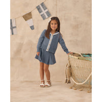 Rylee and Cru  Marine Sailor Cardigan