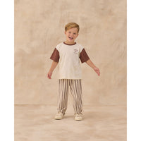 Rylee and Cru  Brown Stripe Rory Pant