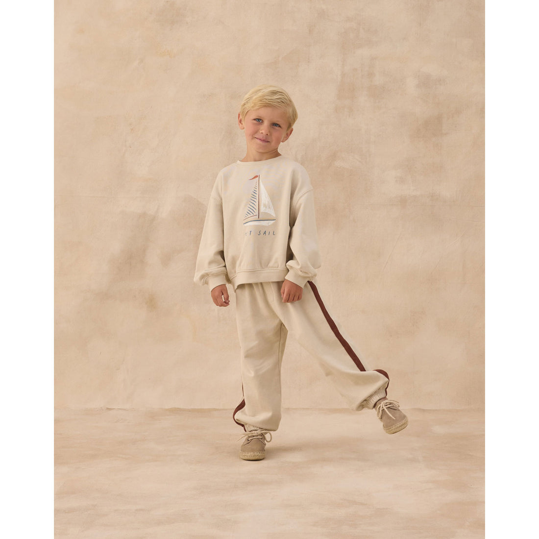 Rylee and Cru  Pebble Sail Oversized Sweatshirt