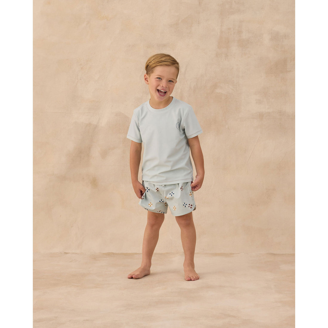 Rylee and Cru  Seafoam Floatie Swim Trunk