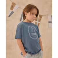 Rylee and Cru  Marine Beach Days Raw Edge Tee