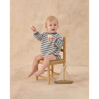 Rylee and Cru  Marine Stripe Crewneck Romper