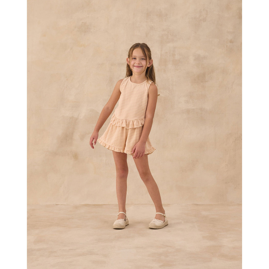 Rylee and Cru  Pink Stripe Faye Set
