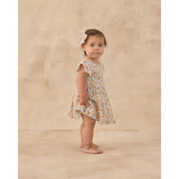 Rylee and Cru  Ivory Flower Field Brielle Dress