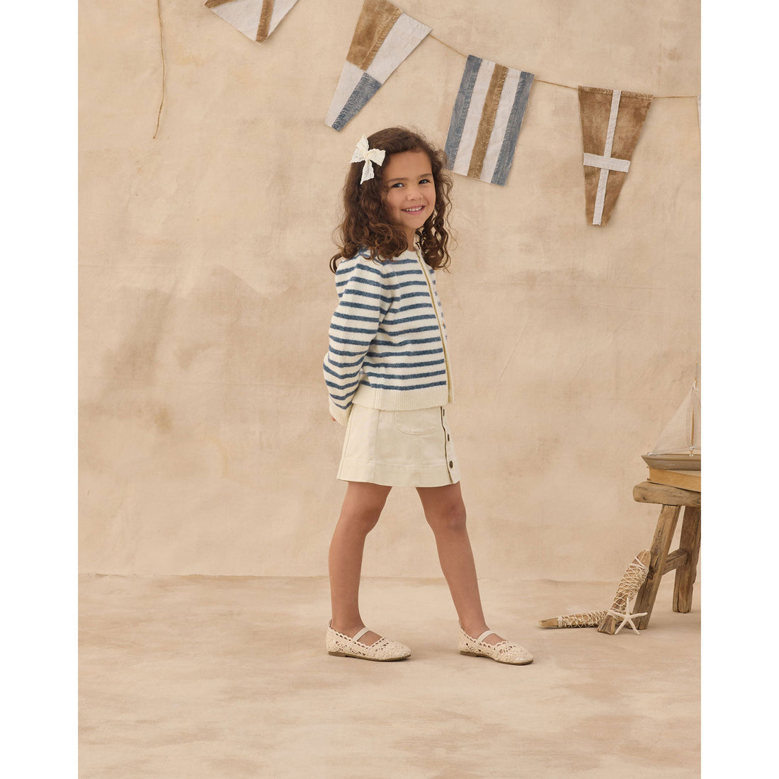 Rylee and Cru  Natural Denver Mini Skirt