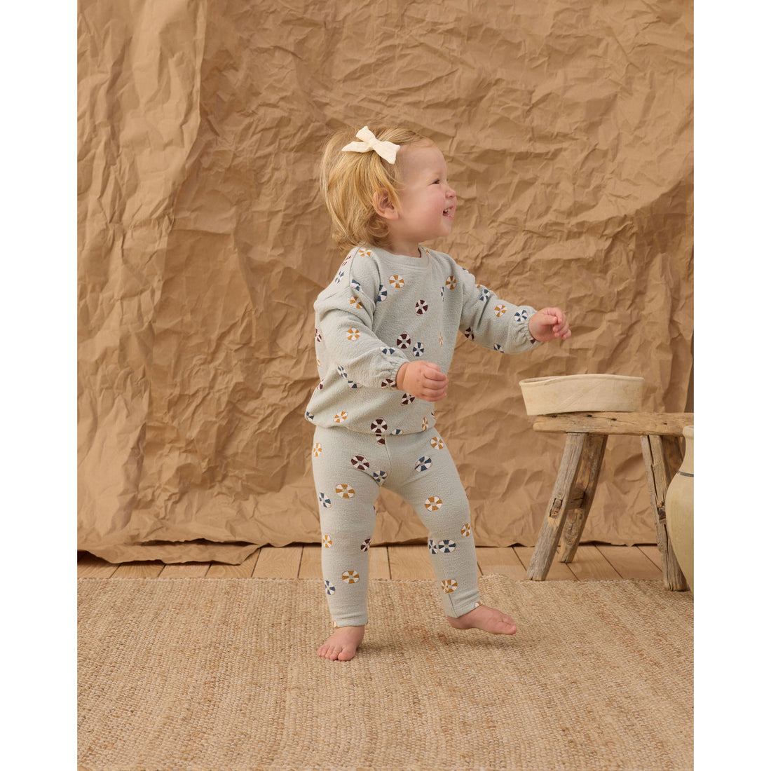 Rylee and Cru  Seafoam Floatie Spongey Knit Set