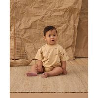 Rylee and Cru  Butterscotch Sailboats Relaxed Bubble Romper