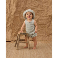Rylee and Cru  Seafoam Terry Stripe Baby Tank Set
