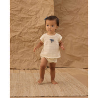 Rylee and Cru  Ivory Pointelle Lounge Set