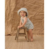 Rylee and Cru  Seafoam Terry Stripe Bucket Hat