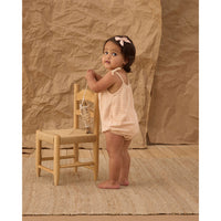 Rylee and Cru  Pink Stripe Nala Romper
