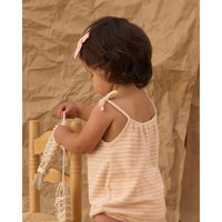 Rylee and Cru  Pink Stripe Nala Romper