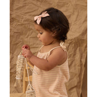 Rylee and Cru  Pink Stripe Nala Romper