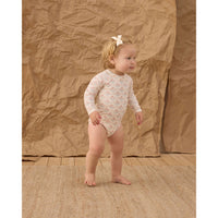 Rylee and Cru  Ivory Blossom Delphine Rashguard One-Piece