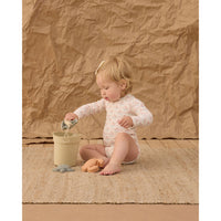 Rylee and Cru  Ivory Blossom Delphine Rashguard One-Piece