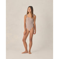 Rylee and Cru  Chocolate Houndstooth Teen Sky One-Piece