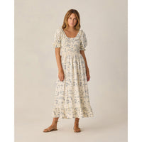 Rylee and Cru  Natural  Ocean Toile Women's Lexi Dress