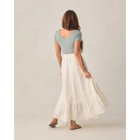 Rylee and Cru  Ivory Rose Women Maxi Skirt