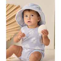 Rylee and Cru  Periwinkle Daisy Cinch Playsuit