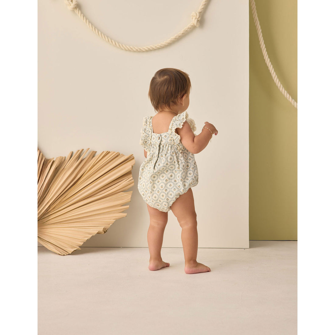 Rylee and Cru  Green Fleur Maya Romper