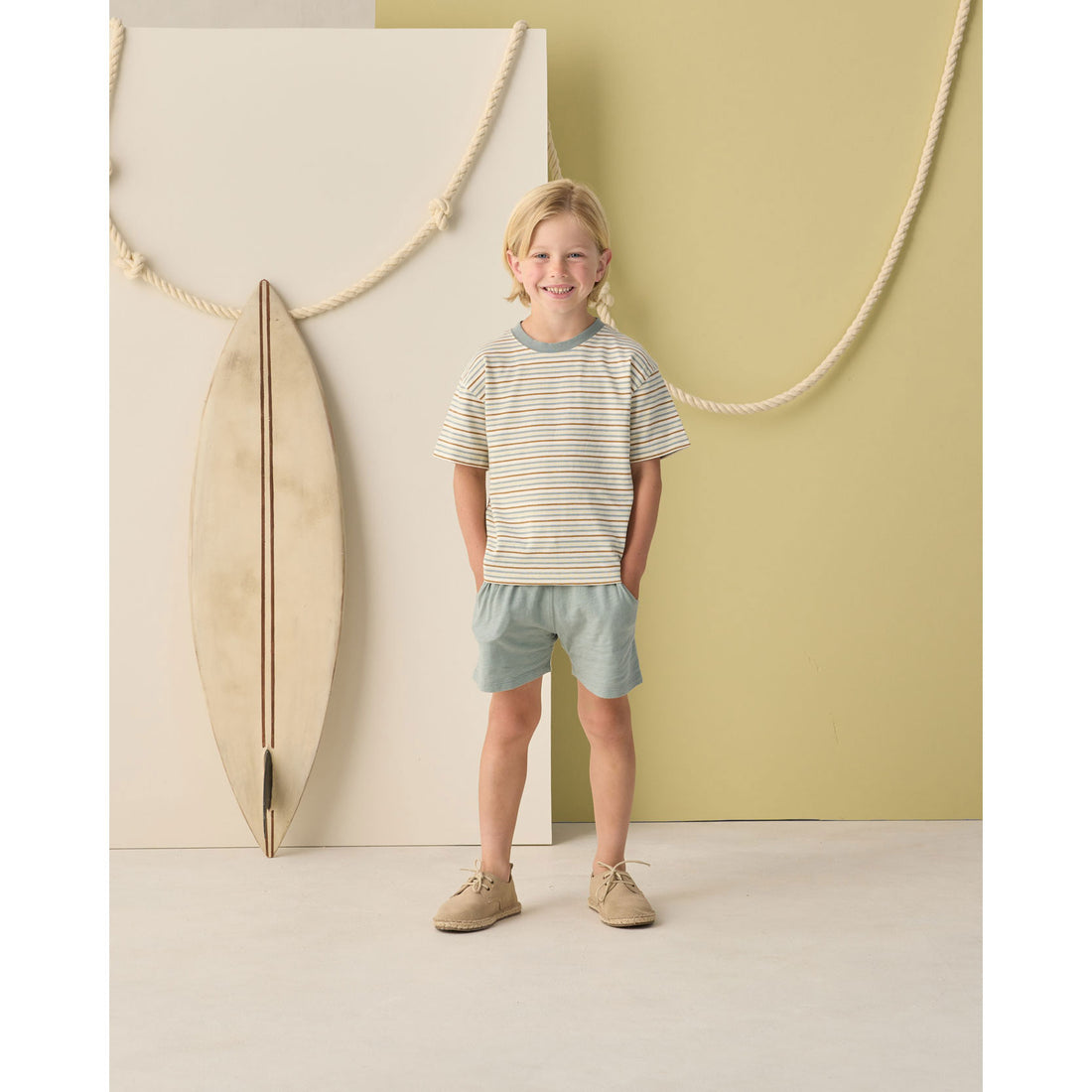 Rylee and Cru  Vintage Stripe Relaxed Tee
