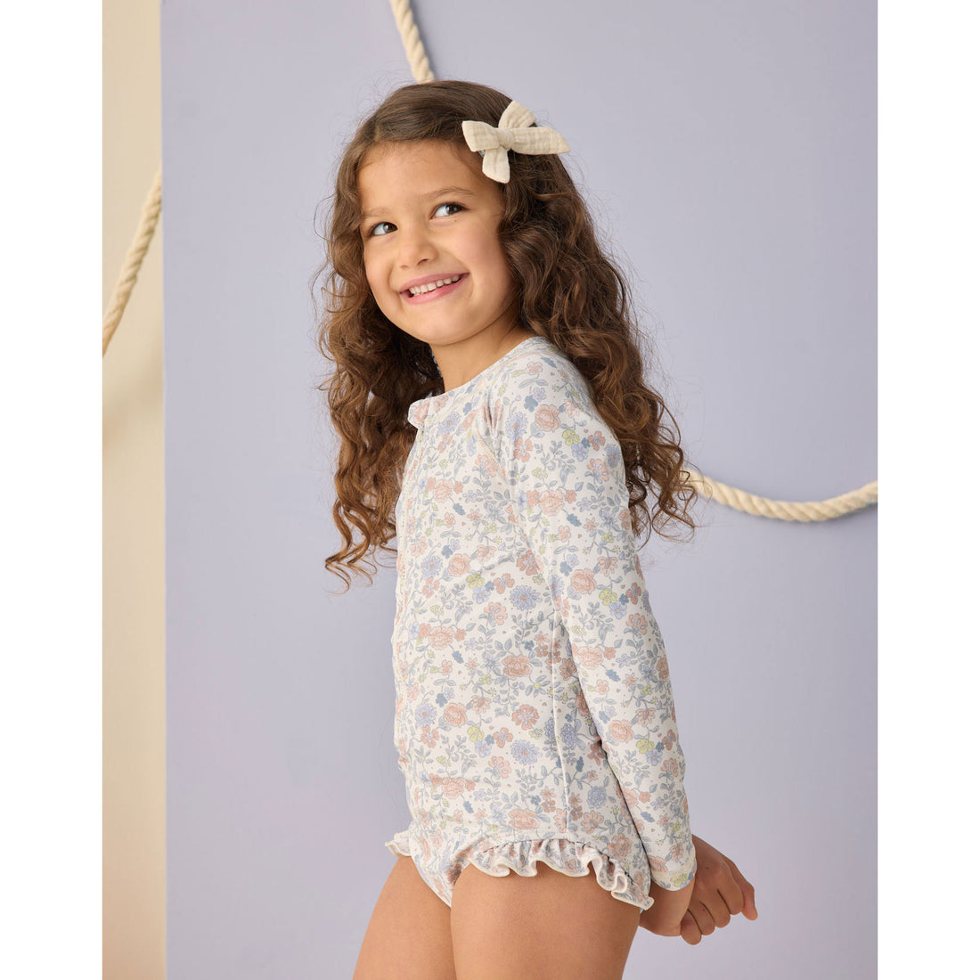 Rylee and Cru  Bloom Rashguard One-Piece