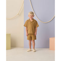 Rylee and Cru  Ocre Lapel Collar Shirt