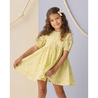 Rylee and Cru  Citron Rose Dress