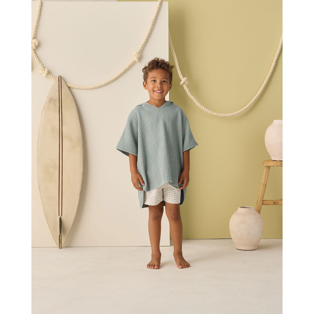 Rylee and Cru  Sea Green Beach Poncho