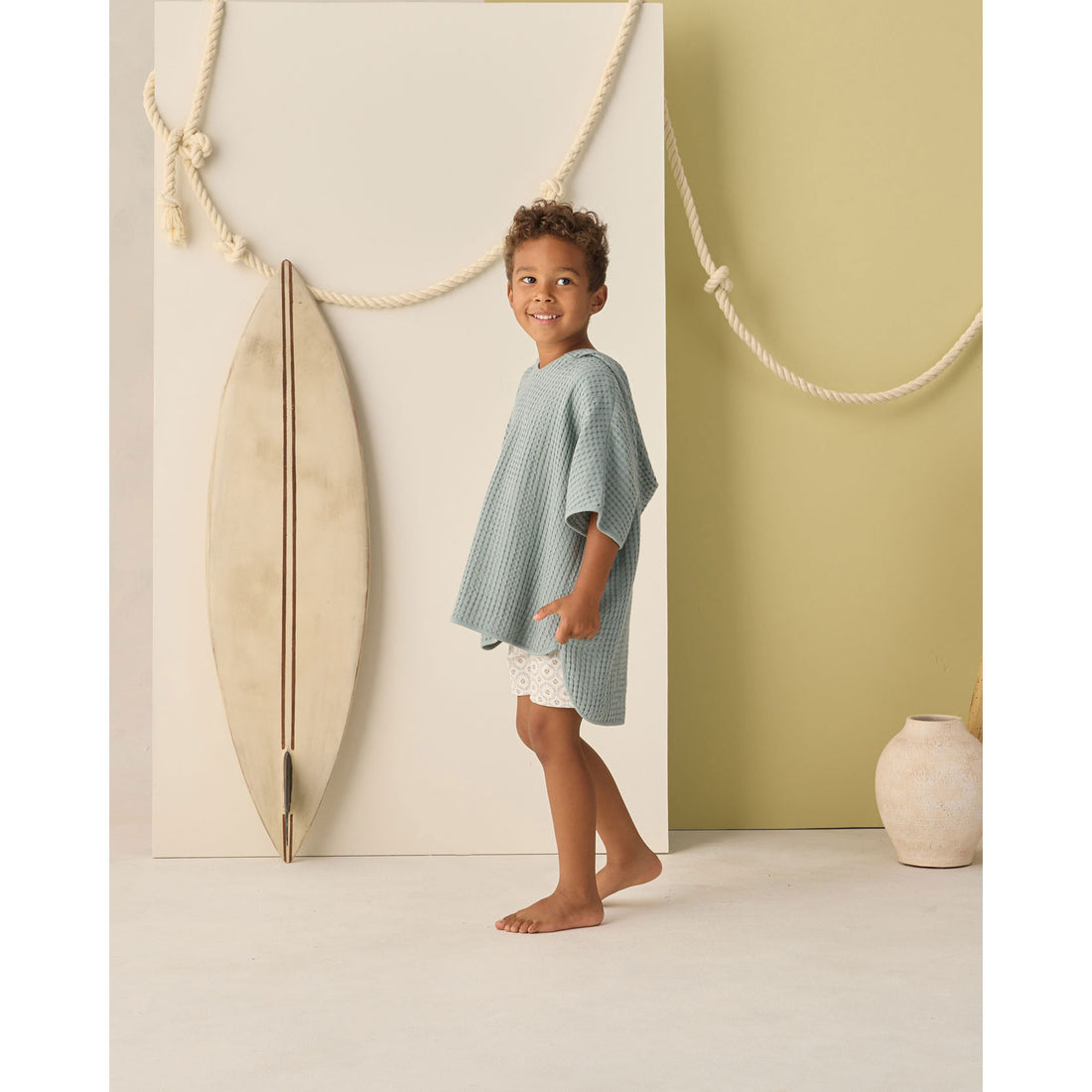 Rylee and Cru  Sea Green Beach Poncho