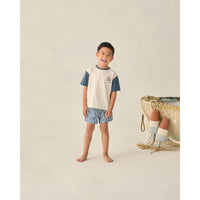 Rylee and Cru Nautical Flag Contrast Short Sleeve Tee