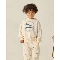 Rylee and Cru Nautical Flag Sweatshirt