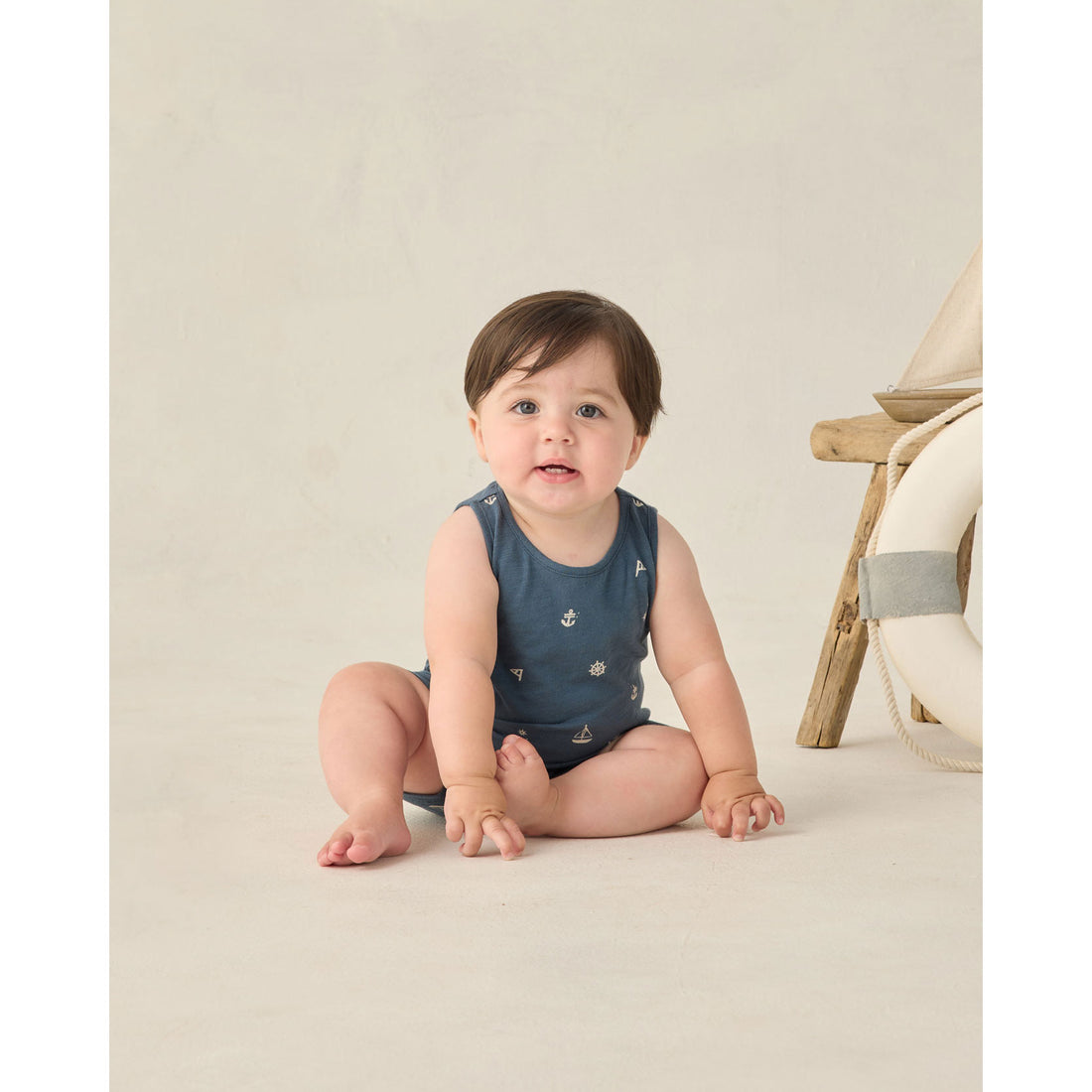 Rylee and Cru Maritime Sleeveless One-Piece
