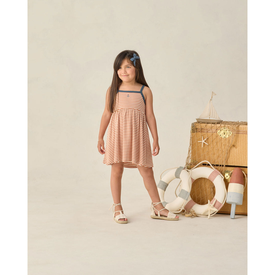 Rylee and Cru Poppy Stripe Lea Dress