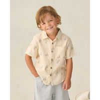 Rylee and Cru Sail Collared Short Sleeve Shirt