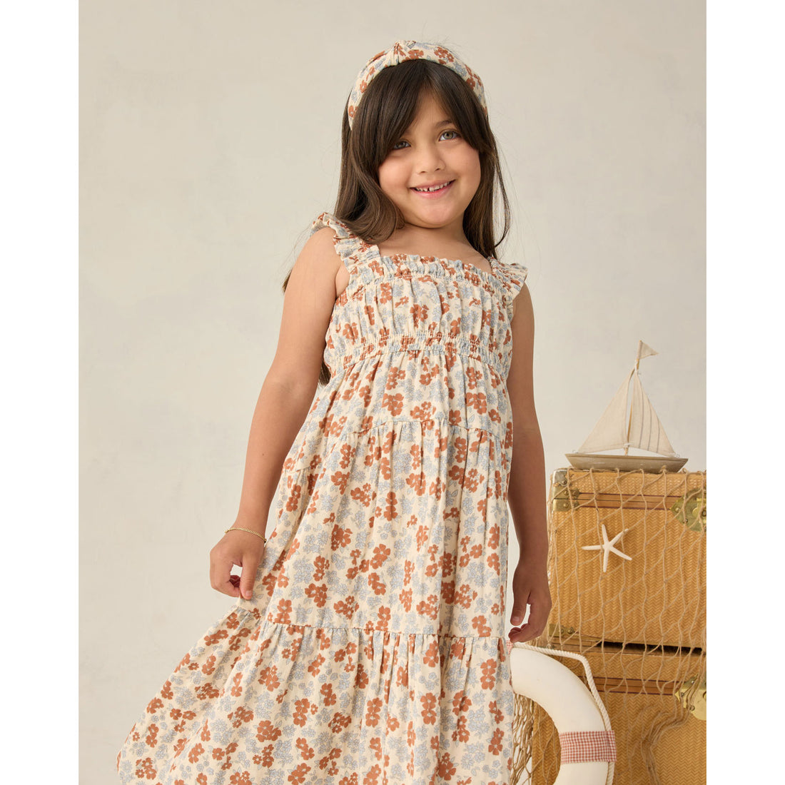 Rylee and Cru Americana Floral Josie Dress