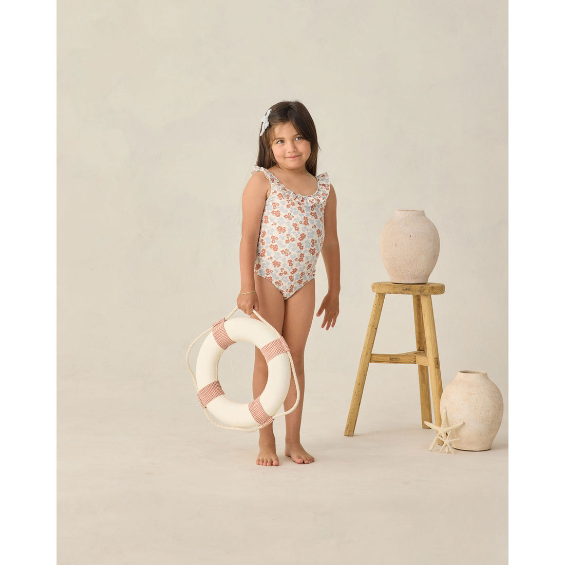 Rylee and Cru Americana Floral Giana One-Piece