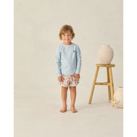 Rylee and Cru Americana Floral Swim Trunk