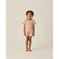 Rylee and Cru Poppy Stripe Pointelle Shorts