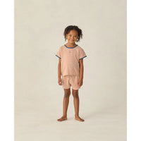 Rylee and Cru Poppy Stripe Pointelle Tee
