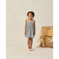 Rylee and Cru Navy Stripe Lea Dress