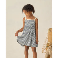 Rylee and Cru Navy Stripe Lea Dress