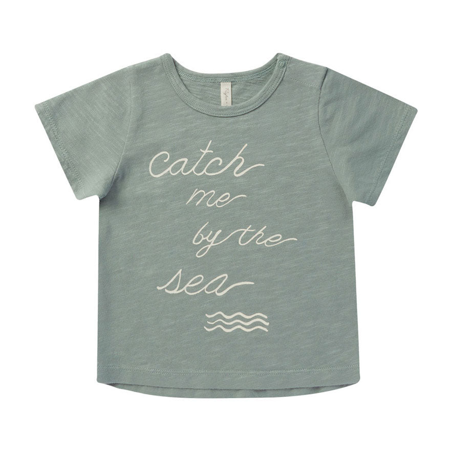 Rylee and Cru Aqua Basic Tee - Catch Me By The Sea