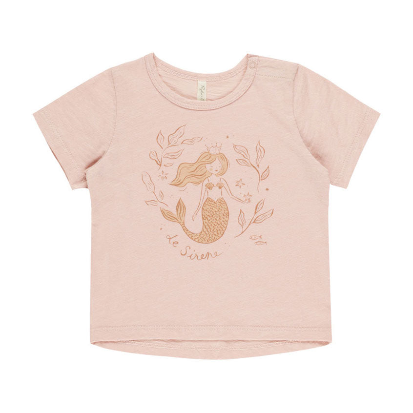 Rylee and Cru Pink Mermaid Basic Tee