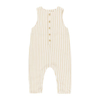 Rylee and Cru Marigold Stripe Button Jumpsuit