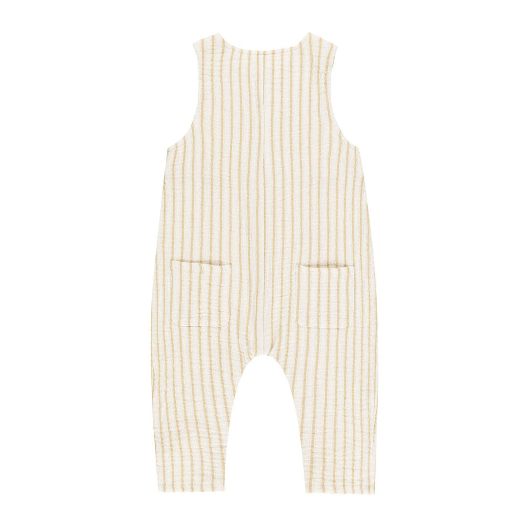 Rylee and Cru Marigold Stripe Button Jumpsuit