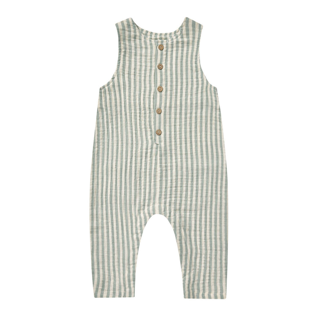 Rylee and Cru Summer Stripe Button Jumpsuit