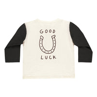 Rylee and Cru Good Luck Henley Long Sleeve Tee