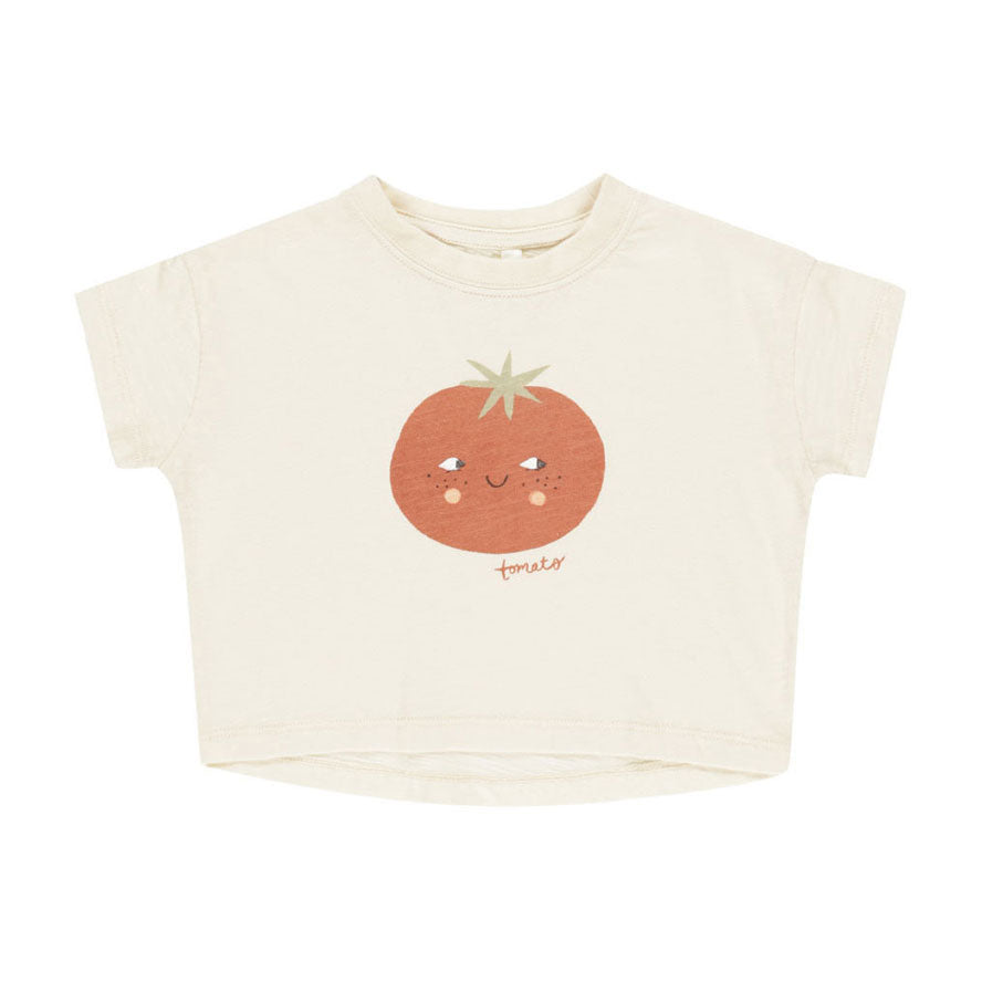 Rylee and Cru Tomato Boxy Tee